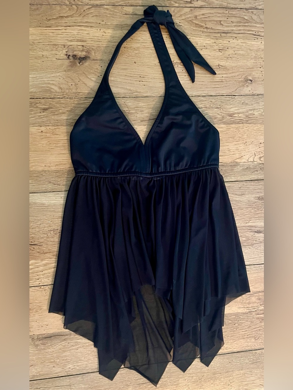 VENUS Black Halter Top